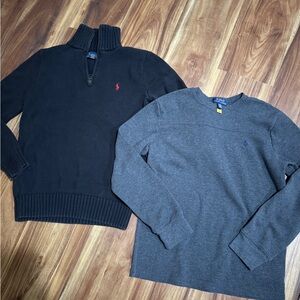 Ralph Lauren sweater and thermal knit long sleeve size 14/16